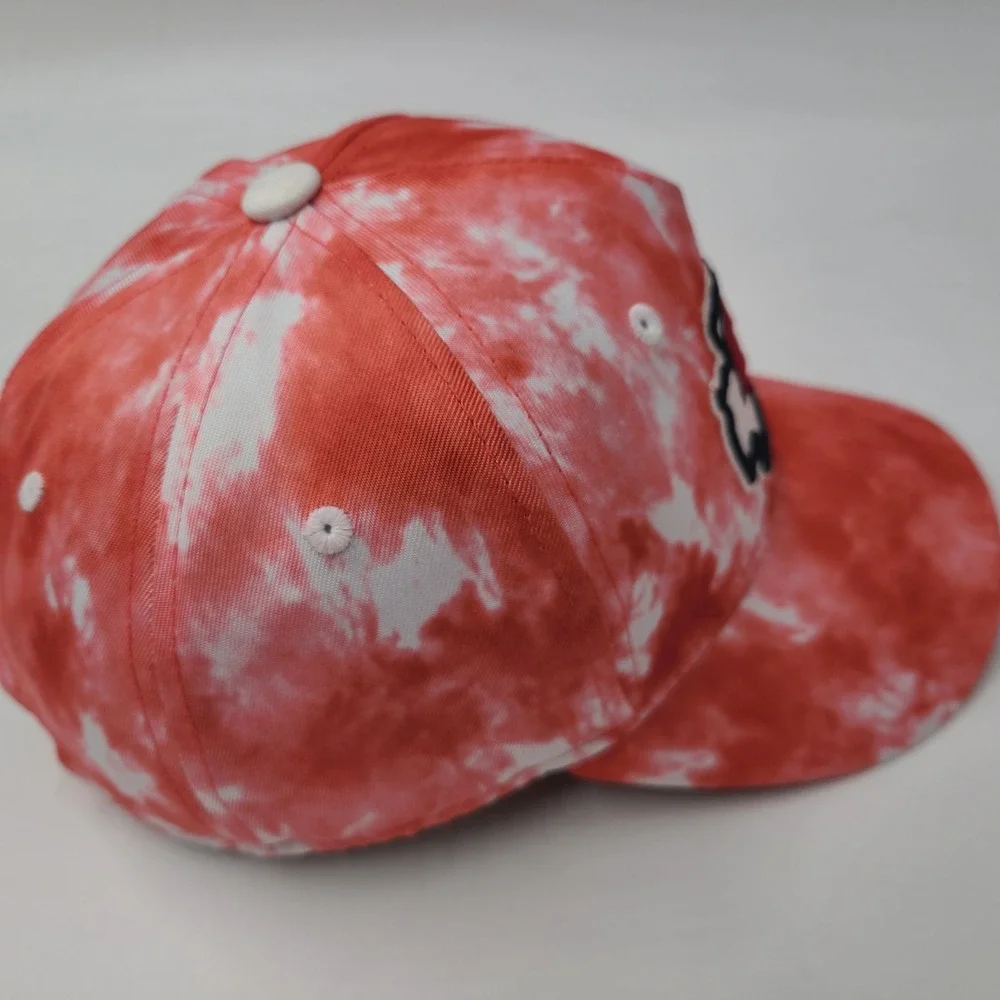 Youth Kansas City Chiefs Hat Snapback NFL Team Apparel Red White Tie Dye Boys